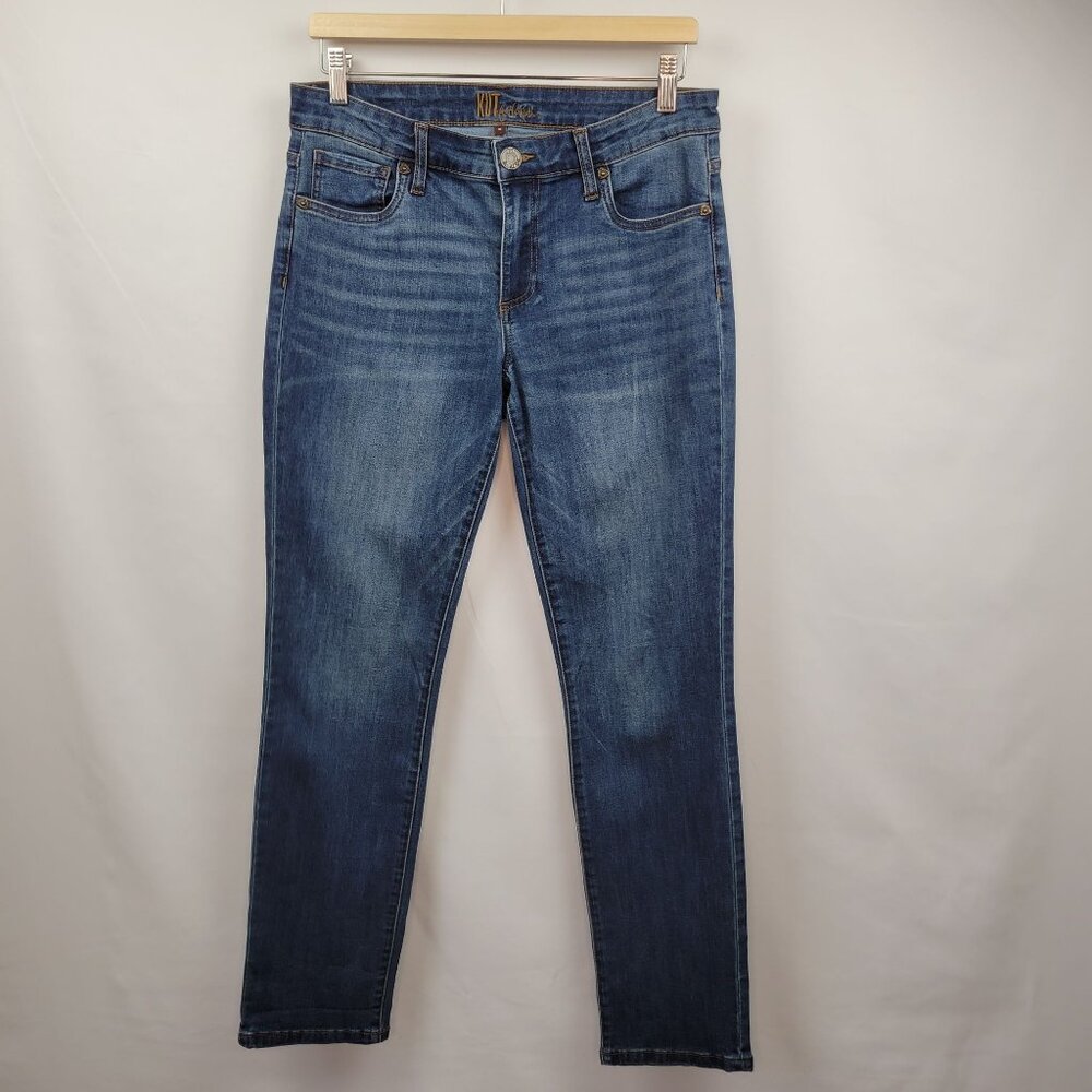 Kut From The Kloth Blue Denim Slim Straight Jeans Size 6